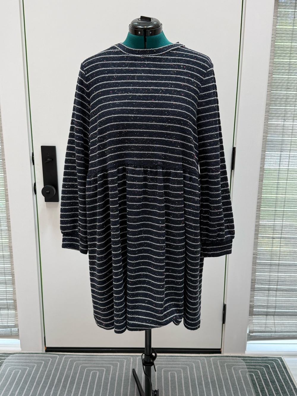 LOFT Woven Blue Dress